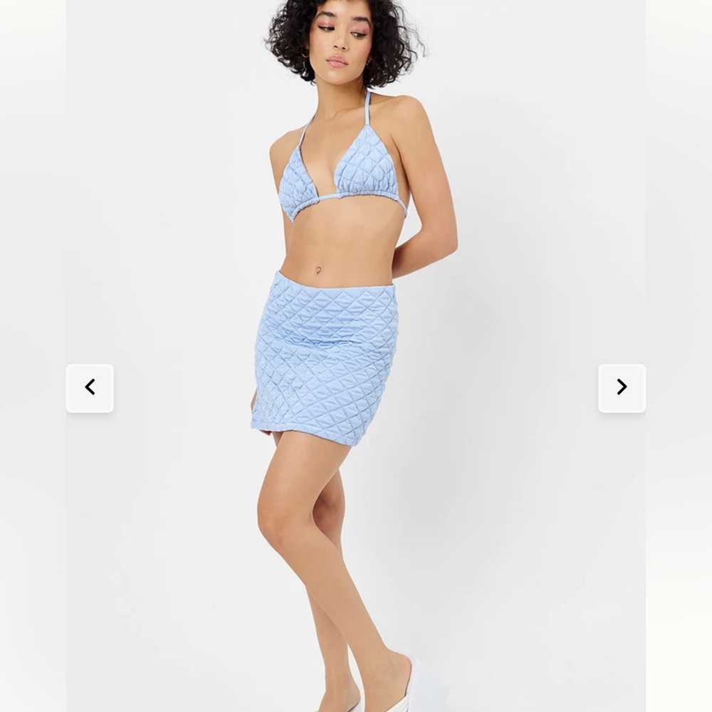 NWT Frankie’s Bikinis Windward Puff‎ Skirt Large